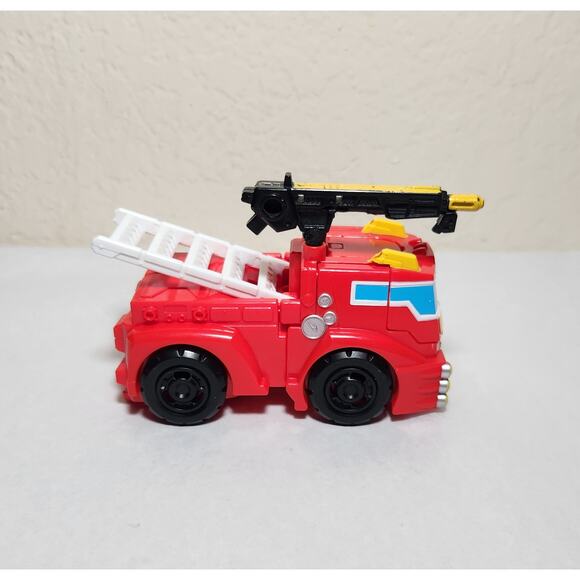 Transformers Playskool Rescue Bots Heatwave The Fire Bot Truck W/ Blaster Loose - Picture 5 of 8